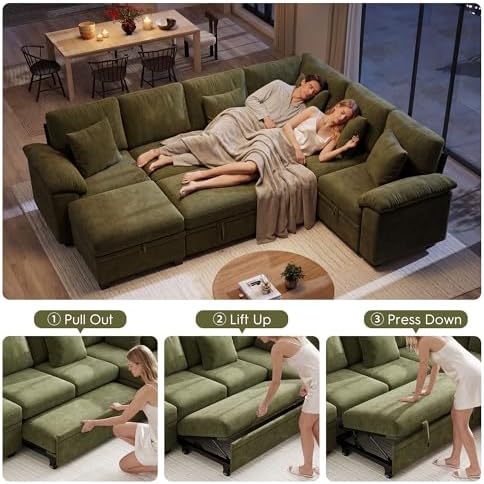 Ihanherry 108" Modular Sectional Sofa - Image 4