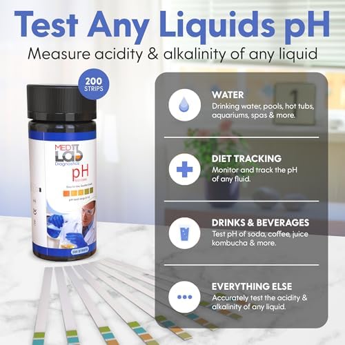 Med Lab 200 Universal pH Test Strips - Image 3