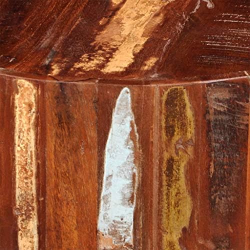 SKM Coffee Table Solid Reclaimed Wood Round - Image 3