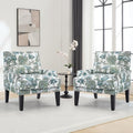 ANJ Floral Accent Chair Set of 2 by ANJ