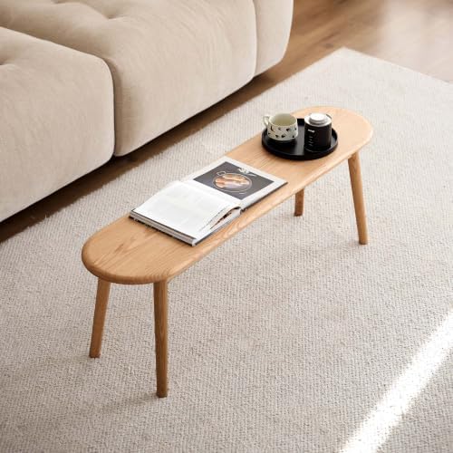 100% Solid Oak Dining Bench, Wood Bench by Wayshome