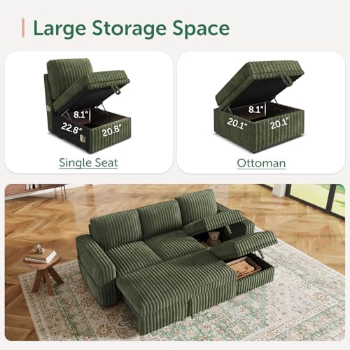 HONBAY Modular Sectional Sofa - Image 5