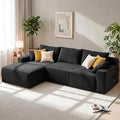 Homkdom 98" L Shaped Boneless Sectional Couches by ElevateYourHome%EF%BC%8CEnhanceEver