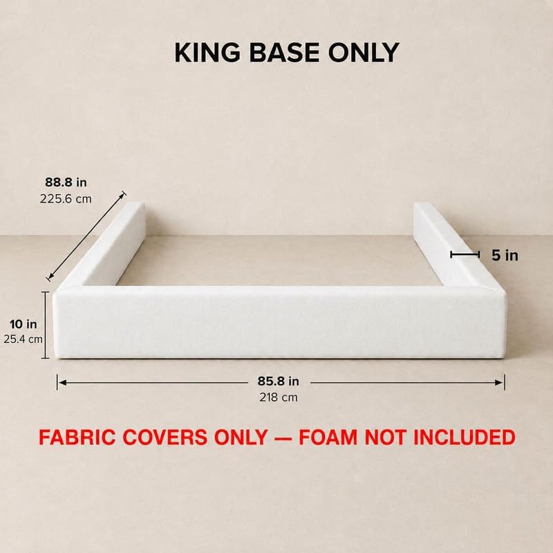 Square Bed – Washable Zip Cover - Image 3