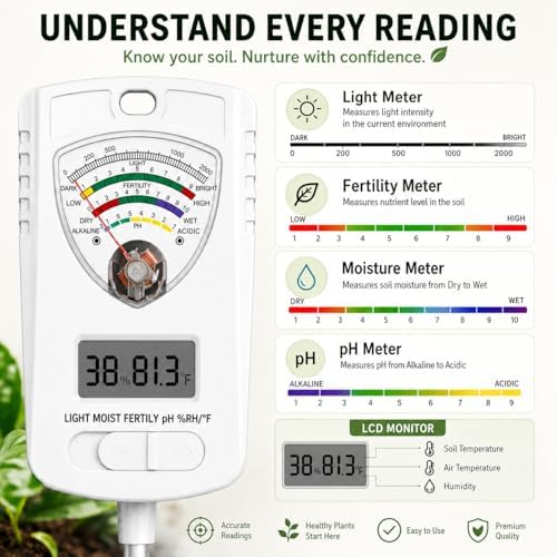 2026 Soil Tester, 7-in-1 Soil Test Kit - Image 3