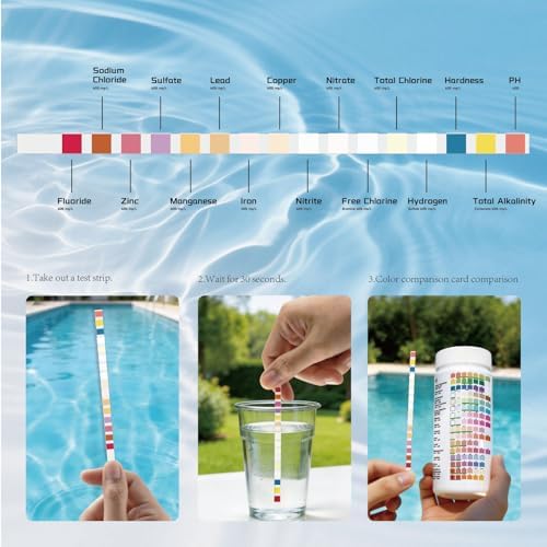 19 in 1 Drinking Water Test Strips, ASSURETST Water Quality Test Kit - Image 4