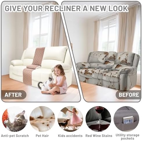 Sectional Reclining Couch Covers - Image 4