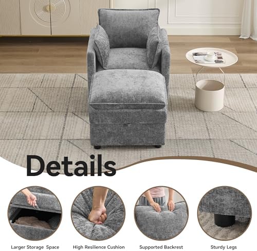 30" Cloud Modular Single Sofa Chair - Image 5
