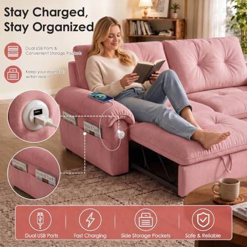 Queen Sleeper Sofa Bed - Image 4