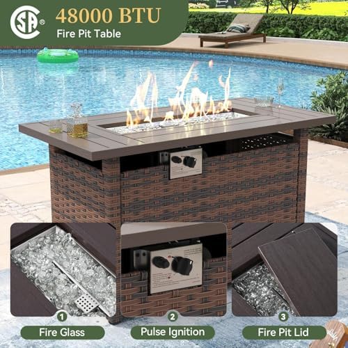 Aoxun 11 Piece Patio Furniture Set - Image 3