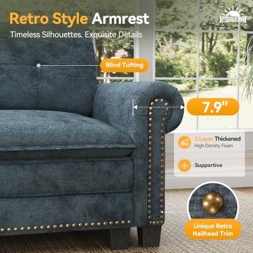 SUNSHINE VALLEY 150" Oversized Modular Sectional Couch L Shaped Living Room - Image 4
