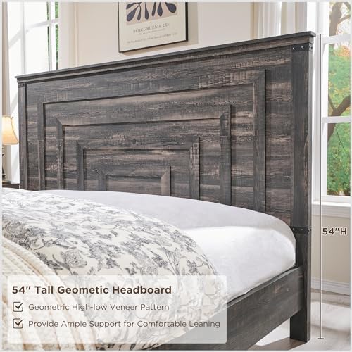 RedLemon 54" Farmhouse King Bed Frame - Image 4