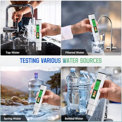 TDS Water Tester, 4 in 1 TDS Meter Digital Water Tester - Image 5