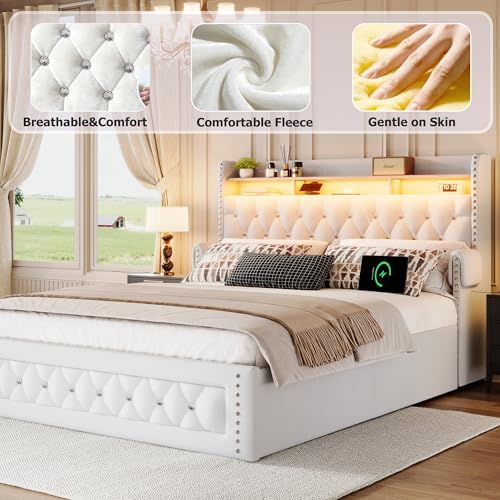 Ailisite Queen Size Bed Frame - Image 6