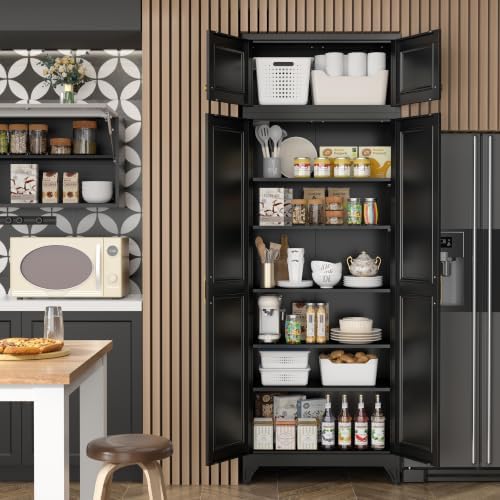 SteeLoong 90”Metal Pantry Storage Cabinet - Image 2
