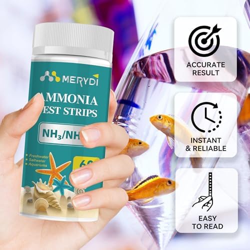 Ammonia Test Strips, 60 Strips Aquarium Test Kit - Image 5