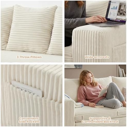 Boneless Couch Sofa Bed, Pull Out Couch Bed - Image 4