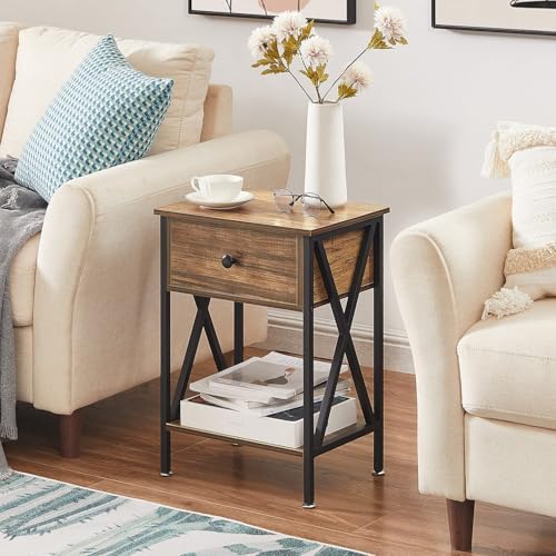 VECELO Bedside Table Set of 2 - Image 5