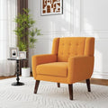 Accent Chair, Upholstered Armchair in Linen by Blissabod