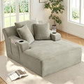 NicBex 66”Oversized Chaise Lounge Chair Indoor by NicBex