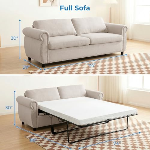 Mjkone Pull Out Sleeper Sofa Bed - Image 3