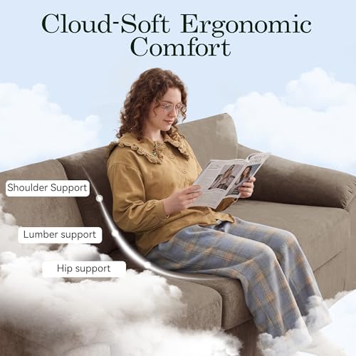 Boneless Couch Sets, Modern Loveseat Sofa - Image 5