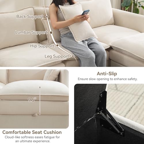 80" Sectional L Shape Sofa - Image 4