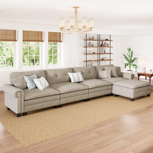 PHI VILLA 150" Oversized Modular Sectional Couch L Shaped by PHIVILLA