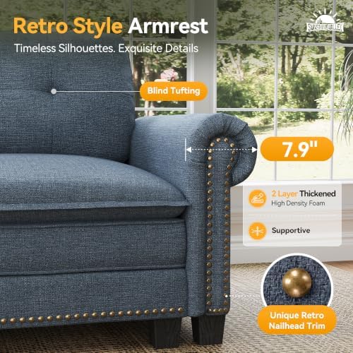 SUNSHINE VALLEY 116" Oversized Modular Sectional Couch U Shaped Living Room - Image 5