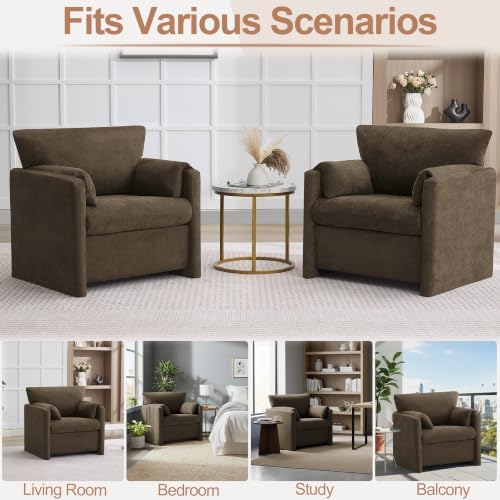 Oversized Accent Chair for Living Room, Large Modern Armchair - Image 6