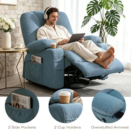 Rocker Recliner Chairs with Massage and Heat - Image 5