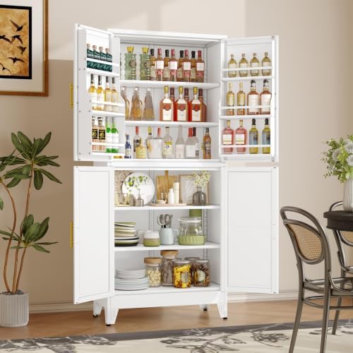 GAIOUS 74.8" Tall Metal Food Cabinet - Image 3