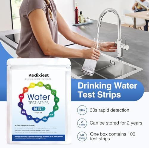 16-in-1 Drinking Water Test Strips, Fluoride Detection - Image 2