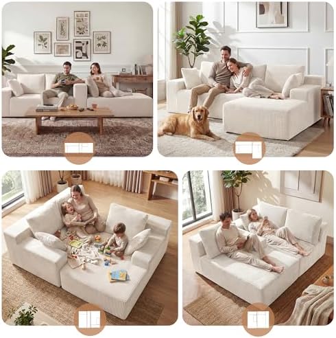 GRUSIGN Cloud Sectional Boneless Couches - Image 4