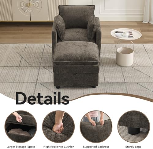 30" Cloud Modular Single Sofa Chair - Image 5