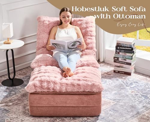 Hobestluk Small Couch Sofa Chaise Lounge Chair Recliner Chair - Image 4