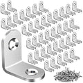Vicuna R 40PCS L Bracket Corner Brace, Stainless Steel Corner Bracket by Vicuna+R