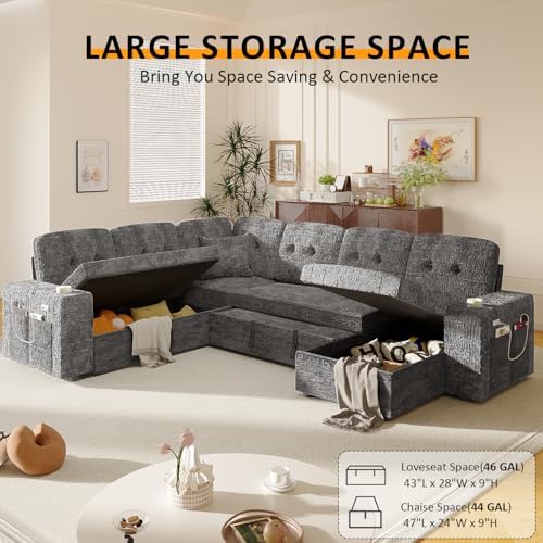 Modular Sectional Sleeper Sofa - Image 5