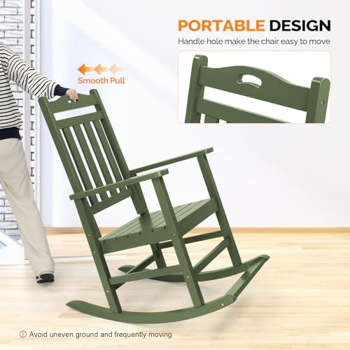 VINGLI Outdoor Rocking Chair - Image 5