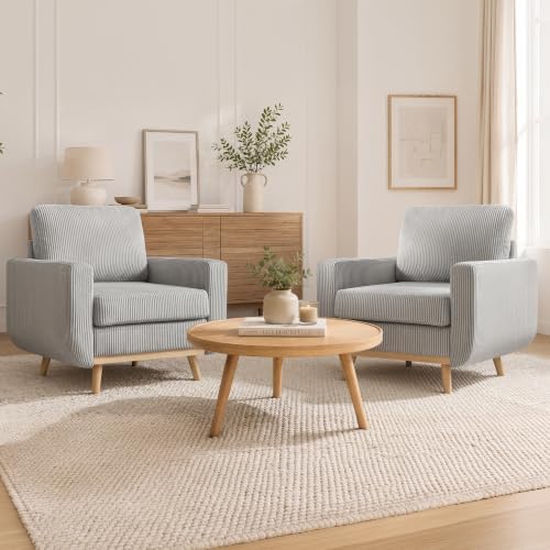 Accent Chair for Bedroom, Reading Chair by YUUIJOAA