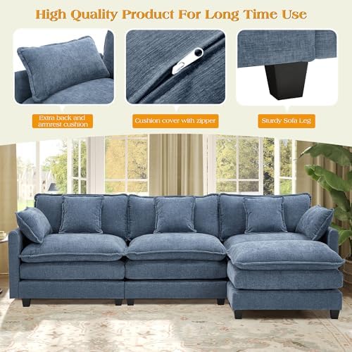 Hanherry Modular Sectional Sofa, Cloud Couch - Image 6