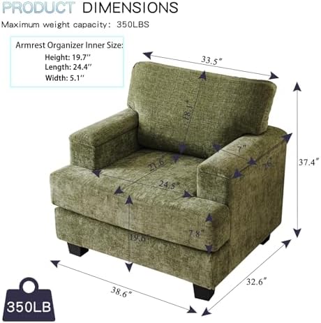 Rexulqo Oversized Accent Chair - Image 6
