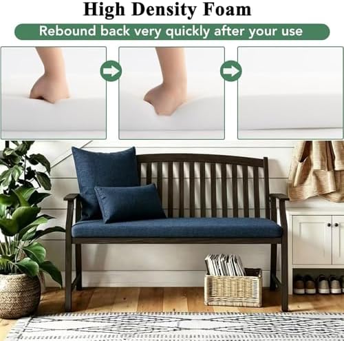 Piano Bench Cushion 44x14 Inch for Indoor - Image 5