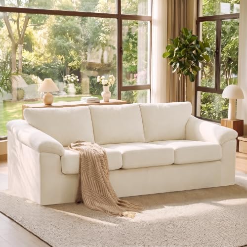 89" Boneless 3 Seater Sofa, Modern Cloud Couch by UMBFUN