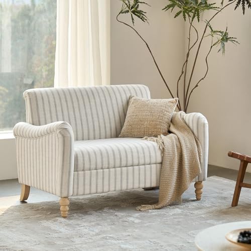 50.5 Inch Mid-century Upholstered Loveseat Sofa - Image 2