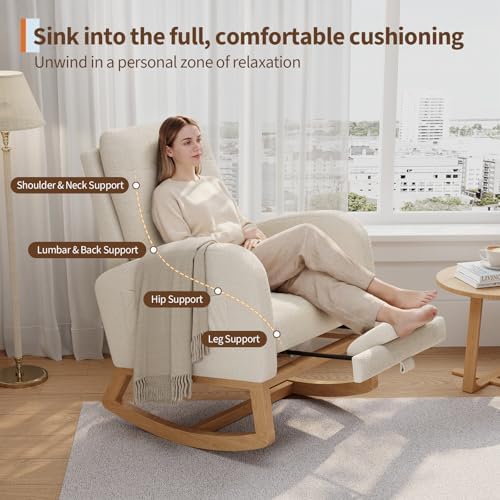 GarveeHome Nursery Rocking Chair - Image 3