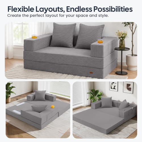 COMAX Boneless Futon Sofa Bed - Image 4