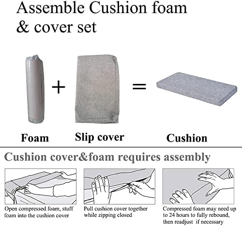Piano Bench Cushion 32x12 Inch for Indoor - Image 6