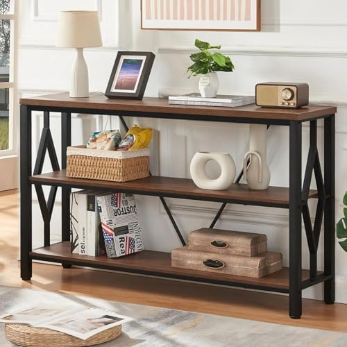 Sofa Console Table, Rustic Entry Table by Homissue