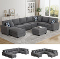 Legend Vansen Oversized Modular Sectional Sofa, U/L‑Shaped Reversible Couch by LLegendVansen